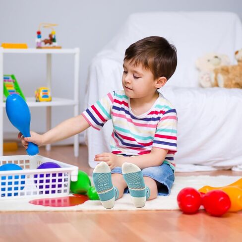 جوارب ELUTONG للأطفال الصغار غير قابلة للانزلاق جوارب قابضة للأطفال الصغار والأولاد والأطفال والرضع، 1-7T in Kuwait