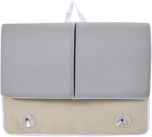 Water-Resistant Baby Bath Kneeler and Elbow Rest Pad Set, Soft Painless Tub Kneeling Pad for Bathing Baby with Toy Pocket Bathtub Knee Cushion Mat for First Time Mom Newborn Bath Time Essentials in Saudi Arabia