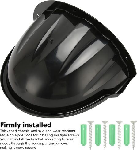 Zopsc Outdoor Security Camera Cover, ABS Plastic Sun Rain Shade Cover for Outdoor Security Camera, High Compatibility, Unnoticeable Cable Design. (Black) in Saudi Arabia