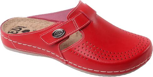 Ledi Anatomic 710 Leather Slip-on Womens Ladies Comfort Mule Clogs Slides Slippers Shoes in Kuwait