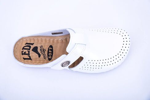 Ledi Anatomic 710 Leather Slip-on Womens Ladies Comfort Mule Clogs Slides Slippers Shoes in Kuwait