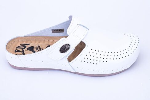 Ledi Anatomic 710 Leather Slip-on Womens Ladies Comfort Mule Clogs Slides Slippers Shoes in Kuwait