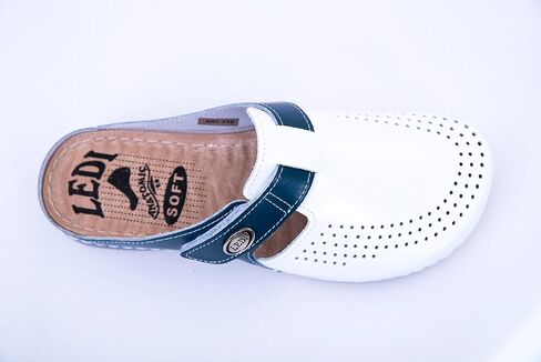 Ledi Anatomic 710 Leather Slip-on Womens Ladies Comfort Mule Clogs Slides Slippers Shoes in Kuwait