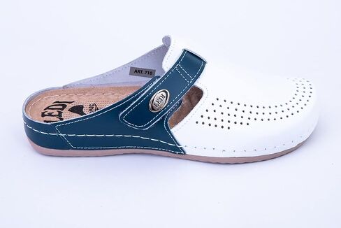 Ledi Anatomic 710 Leather Slip-on Womens Ladies Comfort Mule Clogs Slides Slippers Shoes in Kuwait