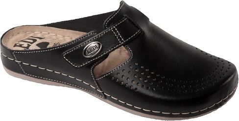 Ledi Anatomic 710 Leather Slip-on Womens Ladies Comfort Mule Clogs Slides Slippers Shoes in Kuwait