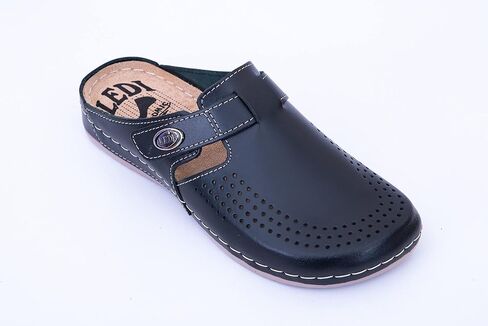 Ledi Anatomic 710 Leather Slip-on Womens Ladies Comfort Mule Clogs Slides Slippers Shoes in Kuwait