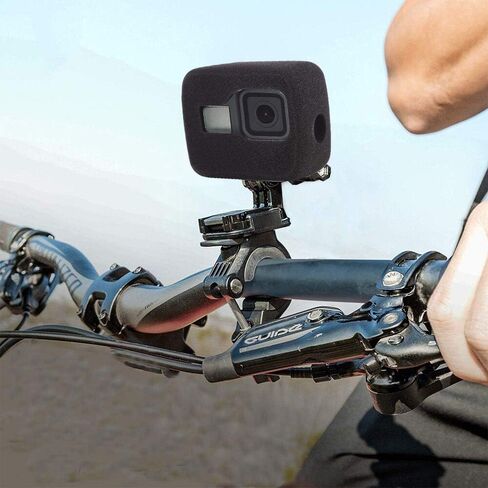 for GoPro HERO8 Black Foam Windshield Housing Case(Black) in Saudi Arabia