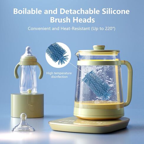 فرشاة تنظيف الزجاجات من السيليكون، مجموعة فرش الزجاجة الأساسية للسفر للأطفال، فرشاة سيليكون 3 في 1، فرشاة الحلمة، فرشاة القش in Kuwait