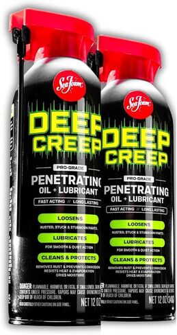 Penetrating Oil & Lubricant Spray – Breaks Rust, Loosens Stuck Parts, Protects Metal Components – Non-Corrosive, Low Odor – 12 oz | Model DC14 | 2 Pack in Saudi Arabia