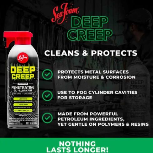 Penetrating Oil & Lubricant Spray – Breaks Rust, Loosens Stuck Parts, Protects Metal Components – Non-Corrosive, Low Odor – 12 oz | Model DC14 | 2 Pack in Saudi Arabia