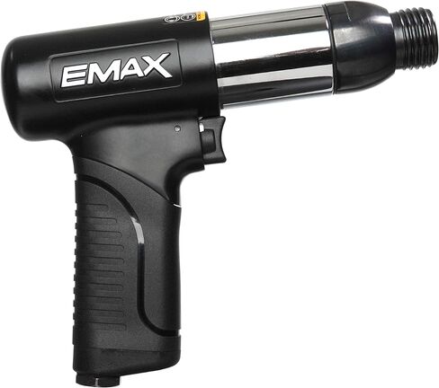 مجموعة مطرقة الهواء EMAX - مجموعة أدوات مطرقة هوائية 2,100 نبضة في الدقيقة مع قبضة TPR مضادة للاهتزاز و4 قطع إزميل متنوعة مقاس 3/4 بوصة × 7 بوصة - EATHM10S1P in Kuwait