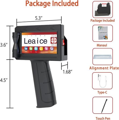 Handheld Inkjet Printer with 2 Quick-Drying Ink Cartridge in Saudi Arabia