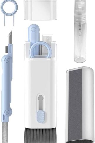 7 in 1 Electronic Cleaning Kit, 1 Set Keyboard Cleaning Kit with Brush, Multifunctional Cleaning Kit for Earphone, Laptop, Phone, Computer Monitor in Saudi Arabia
