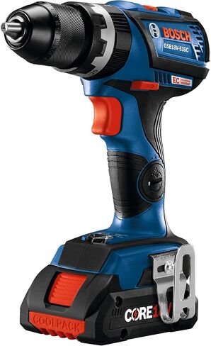 Bosch GSB18V-535CB15-RT 18V ليثيوم أيون بدون فرش 1/2 بوصة. طقم مفك مطرقة لاسلكي (4 Ah) (متجدد) in Saudi Arabia
