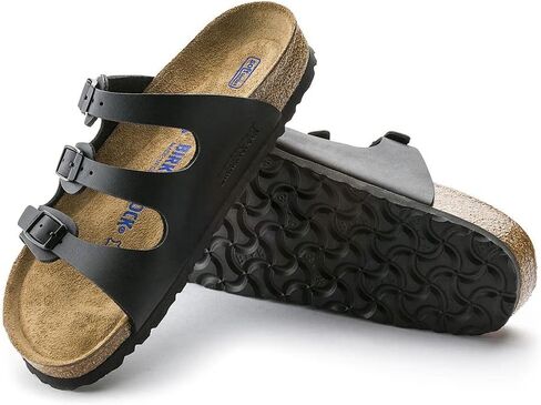 Birkenstock Florida Soft Footbed - Birko-Flor™ Black Birko-Flor™ 2 37 (US Women's 6-6.5) Regular in Saudi Arabia