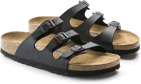 Birkenstock Florida Soft Footbed - Birko-Flor™ Black Birko-Flor™ 2 37 (US Women's 6-6.5) Regular in Saudi Arabia