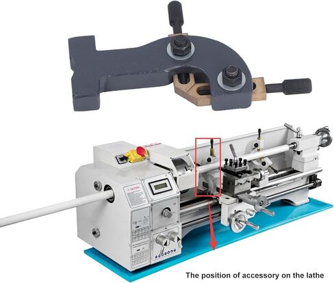 Wood Lathe Steady Rest, Metal Mini Lathe Stabilizer for 0618 CJ28A CJ18 CJ0618A 7x12 7x14, Mini Lathe Moving Steady Rest Metal Rusts Prevention Lathe Center Frame in Saudi Arabia