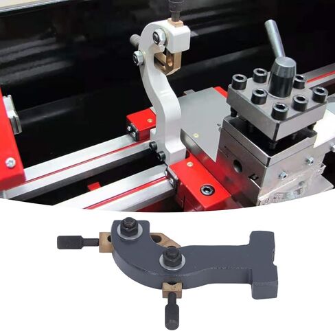 Wood Lathe Steady Rest, Metal Mini Lathe Stabilizer for 0618 CJ28A CJ18 CJ0618A 7x12 7x14, Mini Lathe Moving Steady Rest Metal Rusts Prevention Lathe Center Frame in Saudi Arabia