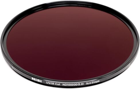 NiSi 67/82 ND5.0 Caddy Bundle - 82mm UV/IR Cut ND100000 (16.6 Stops), Brass 67-82mm Step-up Adapter Ring, Filter Caddy Case - Celestial Event Photography Neutral Density Filter in Saudi Arabia