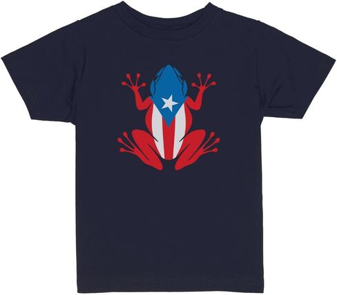 Frog Puerto Rico Toddler Kids T-Shirt in Saudi Arabia