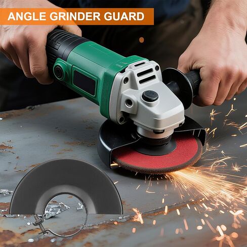 PATIKIL Angle Grinder Guard 5" (135mm) 1.89" Dia, Metal Adjustable Angle Grinder Safety Guard Wheel Disc Blades Protective Cover Shield Replacement, Black in Saudi Arabia