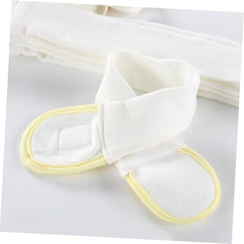 jojofuny 3PCS Infant Cotton Diaper Fastening Tape Adjustable Stretchy for Baby Diapers Blue Yellow Pink Convenient Reusable Fasteners for Newborns in Saudi Arabia