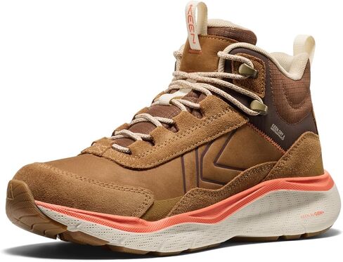 KEEN Womens Leiki Leather Mid Height Durable Lightweight Comfortable Waterproof in Saudi Arabia