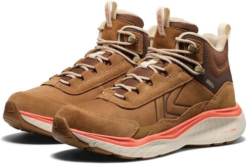 KEEN Womens Leiki Leather Mid Height Durable Lightweight Comfortable Waterproof in Saudi Arabia
