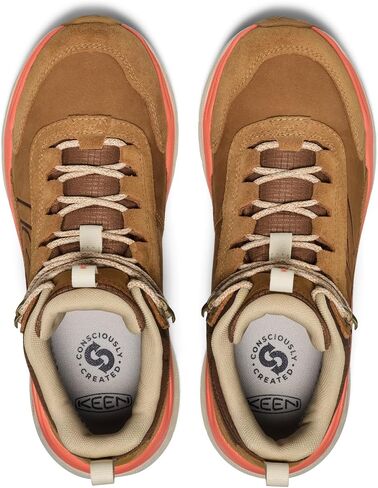 KEEN Womens Leiki Leather Mid Height Durable Lightweight Comfortable Waterproof in Saudi Arabia