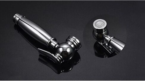 HandheldSprayer for Toilet Brass Baby Cloth Diaper Sprayer for Hot and Cold Water PortableFaucet withHose for Feminine Wash, Pet Washing, Easy to Install, Chrome,1m Hose(3m Hose) in Kuwait