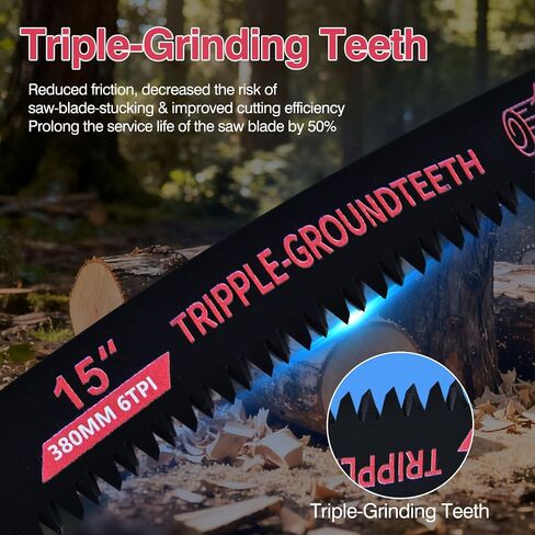 15&12 Inch 6TPI Reciprocating Saw Blades Japanese Teeth, 4PCS Curved Edge Reciprocal Saw Blades for Prunning Branch Tree Trimming Wood Cutting Stumps Removing in Saudi Arabia