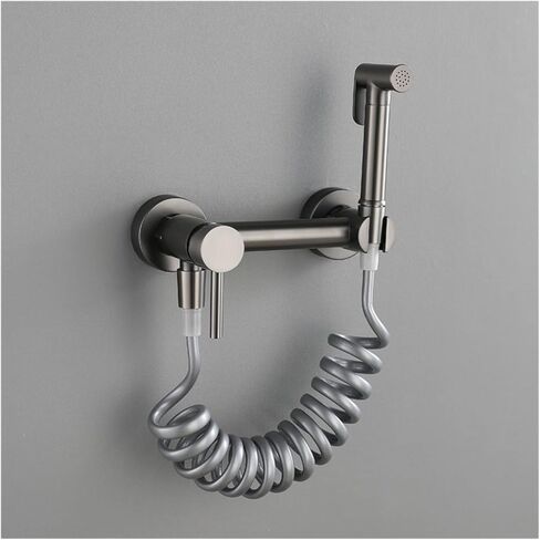 Sprayer Gun Gray HandheldSprayer for Toilet Brass Portable Baby Cloth Diaper Sprayer for Hot and Cold Water PortableFaucet withHose for Feminine Wash,B(B) in Kuwait