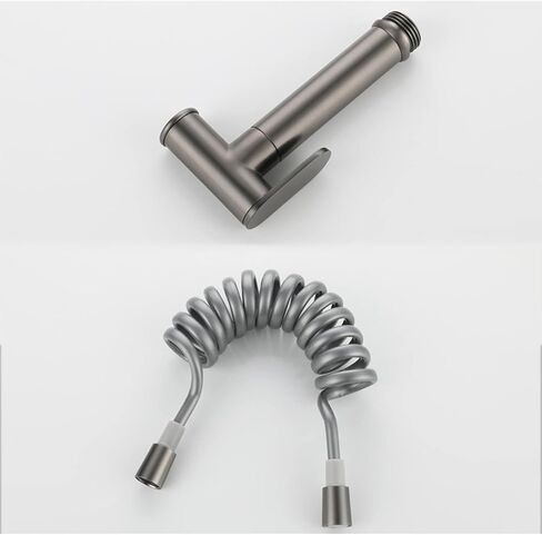 Sprayer Gun Gray HandheldSprayer for Toilet Brass Portable Baby Cloth Diaper Sprayer for Hot and Cold Water PortableFaucet withHose for Feminine Wash,B(B) in Kuwait