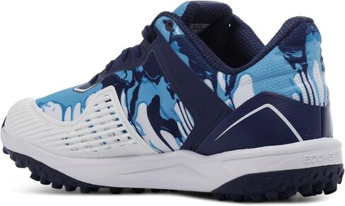 حذاء Boombah Viper للسيدات على العشب - مقدمة جرافيتي بالتنقيط - خيارات ألوان متعددة - مقاسات متعددة in Kuwait