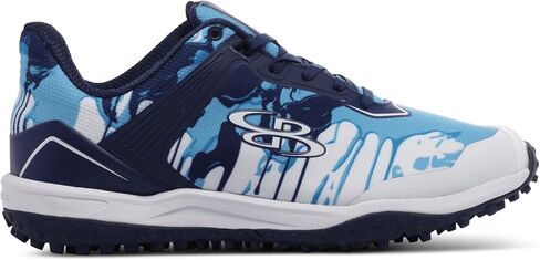 حذاء Boombah Viper للسيدات على العشب - مقدمة جرافيتي بالتنقيط - خيارات ألوان متعددة - مقاسات متعددة in Kuwait