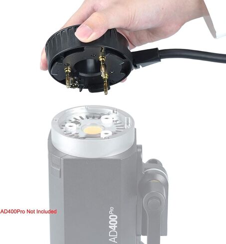 Godox H400P 400Ws Flash Head Bowen Mount Portable Off-Flash Extension Cord Light Lamp for Godox AD400Pro Flash Strobe in Saudi Arabia