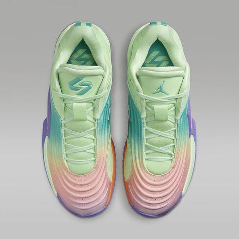 Luka 3 "Blurred Vision Basketball Shoes (HQ4255-300, Vapor Green/Cone/Psychic Purple/Hyper Jade) Size 10 in Saudi Arabia