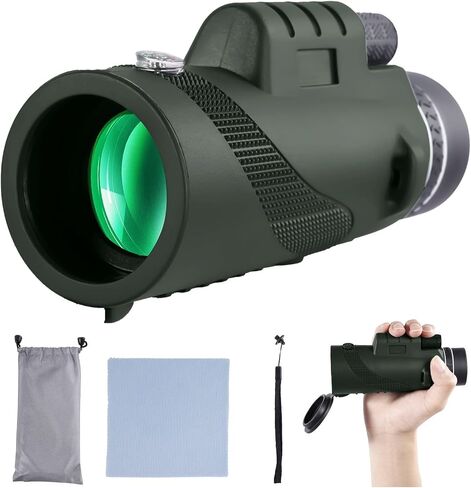 10x40 Monoculars Adult Telescope Hunting Wildlife Bird Watching Traveling Camping in Saudi Arabia
