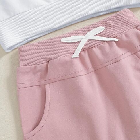WZTYYDS Infant Baby Girl Fall First Birthday Outfit 1st Birthday Clothes Long Sleeve Sweatshirt Tops Elastic Waist Pants in Saudi Arabia