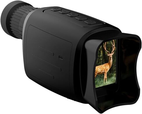 Ultra HD Digital Night Vision Monocular, 1080P Infrared Night Vision Device with 2-inch TFT Screen, Day and Night Mode, Photo and Video Recording for Outdoor Surveillance in Saudi Arabia