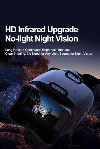 Ultra HD Digital Night Vision Monocular, 1080P Infrared Night Vision Device with 2-inch TFT Screen, Day and Night Mode, Photo and Video Recording for Outdoor Surveillance in Saudi Arabia