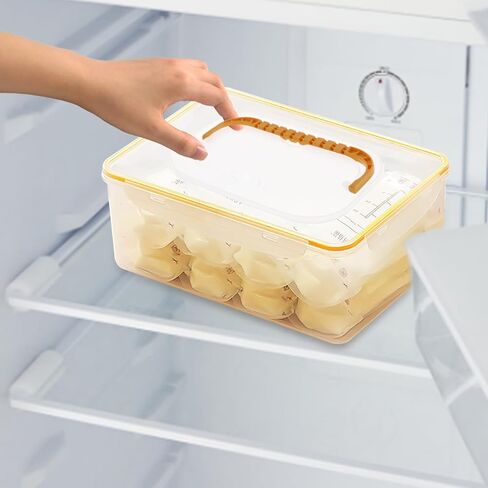 حاوية تجميد فعالة لتنظيم تخزين الثدي لسهولة الوصول إليها وحفظها، مصنوعة من مواد آمنة وقابلة لإعادة الاستخدام للأمهات المرضعات والتغذية in Kuwait