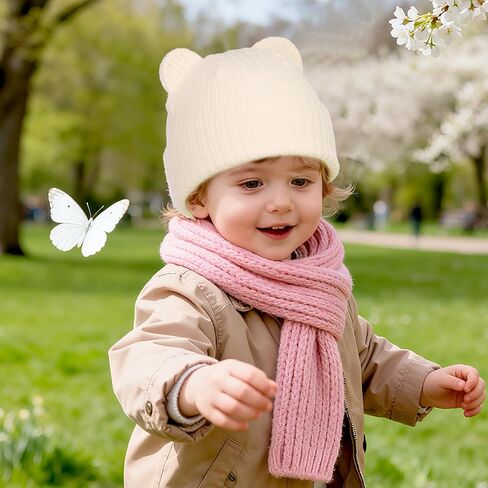 Baby Beanie Infant Winter Hat with Bear Ear Knit Skull Cap for Toddler Baby Boys Girls for Cold Weather Essentials in Saudi Arabia