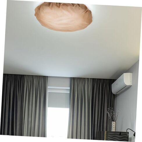 Brown Lamp Shade Diffuser Light Barrier for Pendant Table and Ceiling Lamps Easy Install Anti-glare Cover for Living Bedroom Hotel Use in Saudi Arabia