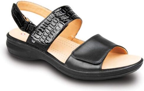 Revere Como Women’s Sandals with Back Strap - Premium Leather, Adjustable Fit, Orthotic-Friendly, Shock-Absorbing - Stylish & Comfortable for Travel & Daily Wear in Saudi Arabia