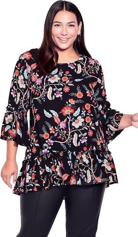 Avenue Women's Estella Print Top in Saudi Arabia