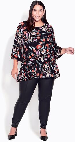 Avenue Women's Estella Print Top in Saudi Arabia