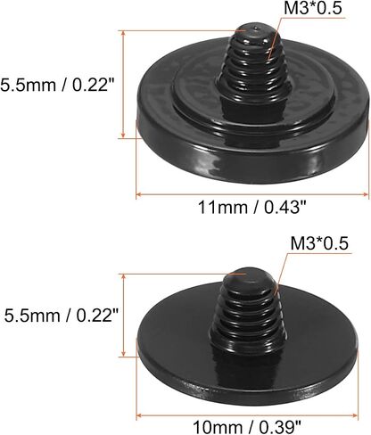 Camera Shutter Button, 2 Pack Soft Shutter Release Button Pure Copper Camera Button Suitable for Nikon for Fujifilm for Leica DSLR/SLR Camera, Black in Saudi Arabia