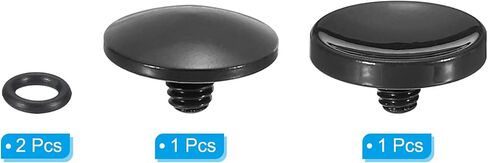 Camera Shutter Button, 2 Pack Soft Shutter Release Button Pure Copper Camera Button Suitable for Nikon for Fujifilm for Leica DSLR/SLR Camera, Black in Saudi Arabia