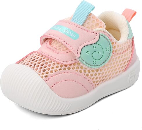 MK MATT KEELY Baby Shoes Boy Girl First Walker Shoes Toddler Non-Slip Breathable Mesh Barefoot Sneakers Infant Outdoor Lightweight Tennis Shoes in Saudi Arabia